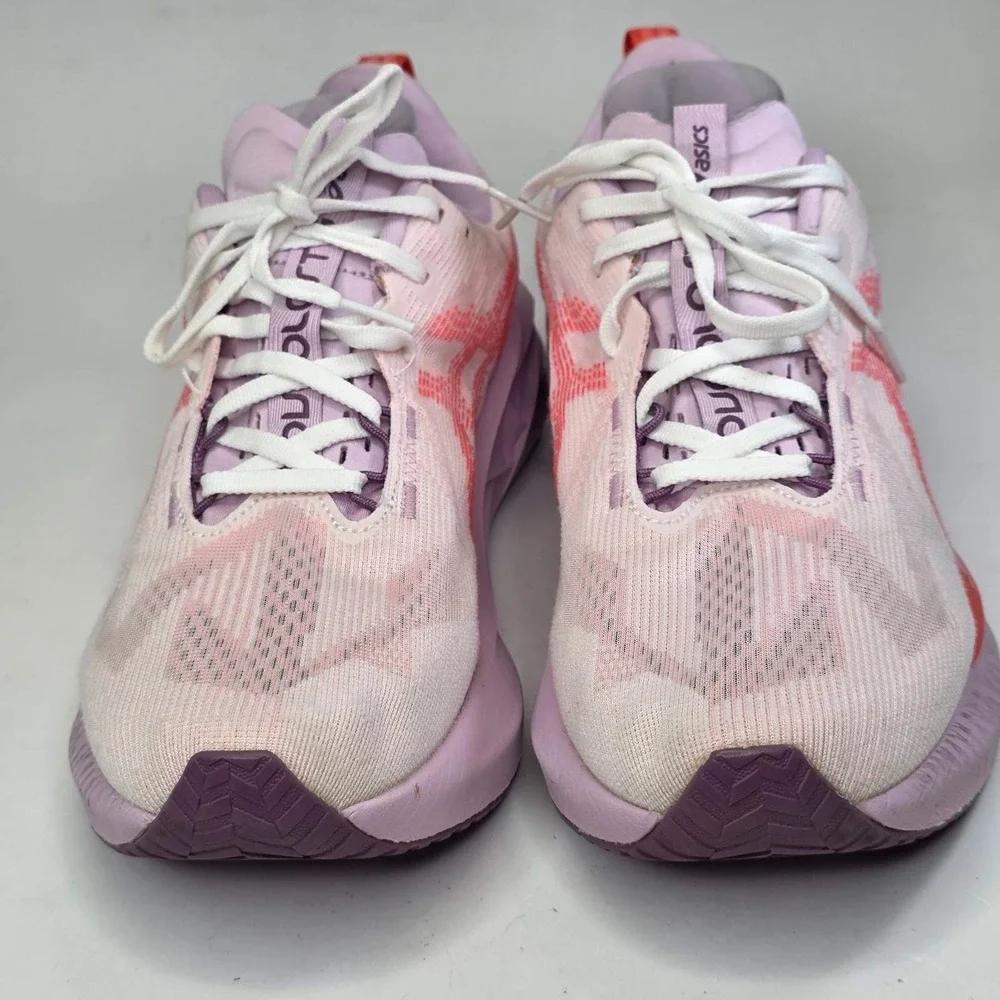 Asics Novablast 5 Women's Size 10 Pink Purple Athletic Running Shoes Sneakers